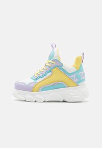 Não selecionado, pastel multicolor