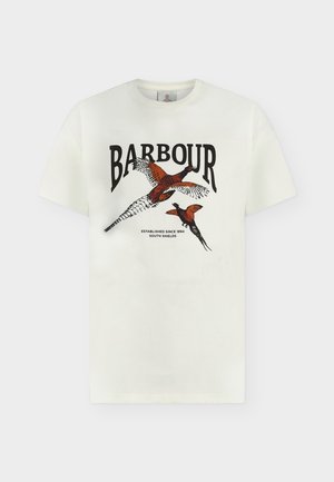 Barbour, PHEASANT GRAPHIC TAILORED - T-shirt print - whisper white