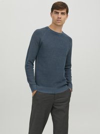 Jack & Jones - JJEMATT CREW NECK - Pulover - sailor blue Miniaturna slika 1