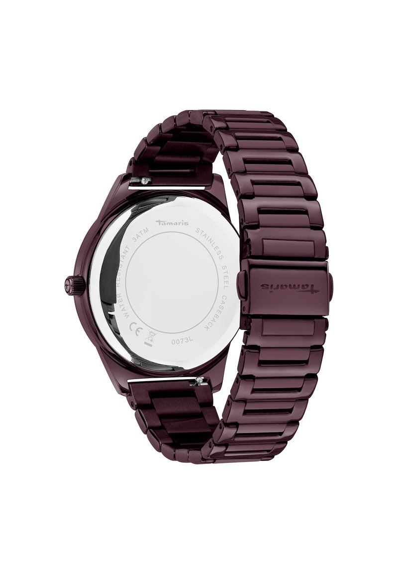 Tamaris 38 mm wristwatch, lilac, modern, lila, modren