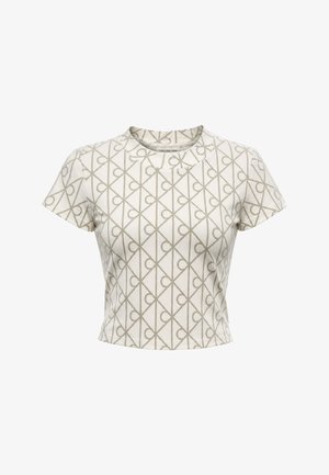 Calvin Klein Jeans, LV047G830G - T-Shirt print - cream