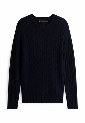 Tommy Hilfiger, Striktrøje - navy blue
