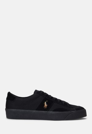 Polo Ralph Lauren SAYER CANVAS & SUEDE SNEAKER - Tenisky - black