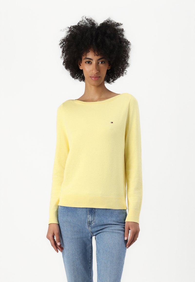 Tommy Hilfiger STITCH BOAT - Vesta - citronella