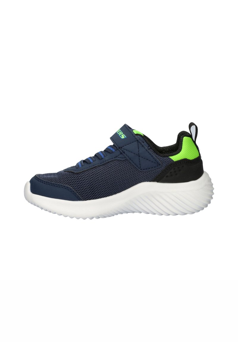 Skechers BOUNDER TECH - Baskets basses - blauw