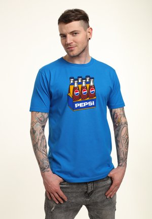 PEPSI BOTTLES - Print T-shirt - royal blue