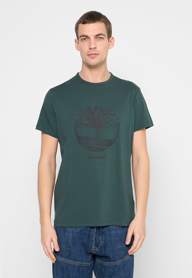Timberland T-shirt print groen