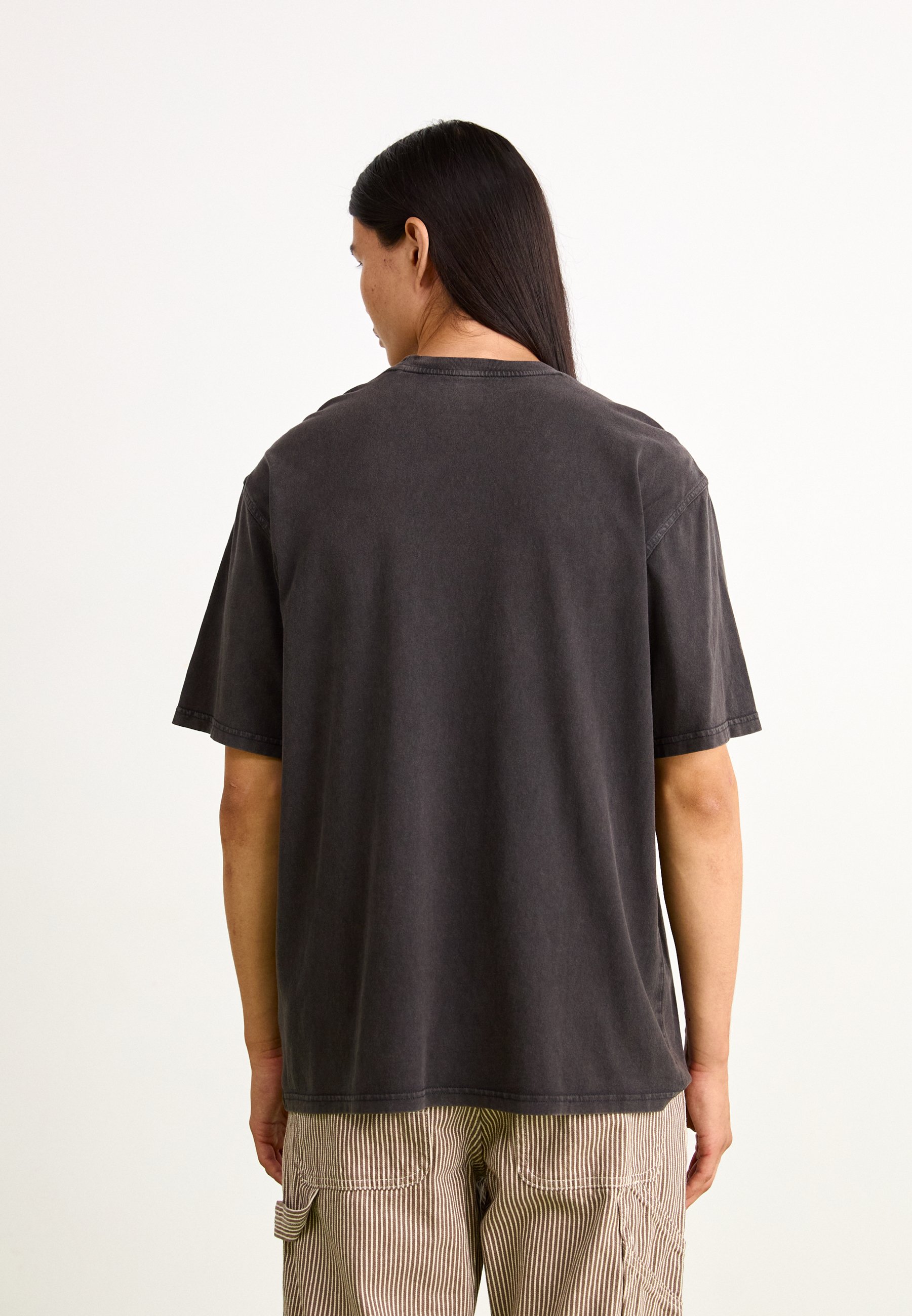 Dickies NEWINGTON WASH TEE - Basic T-shirt - acid wash black/dark