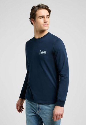 WOBBLY TEE - REGULAR FIT - Långärmad tröja - rivet navy