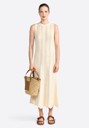 Abito in maglia - pearl white