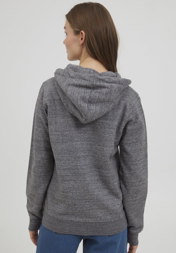OXHELNA - Zip-up sweatshirt - pewter melange2