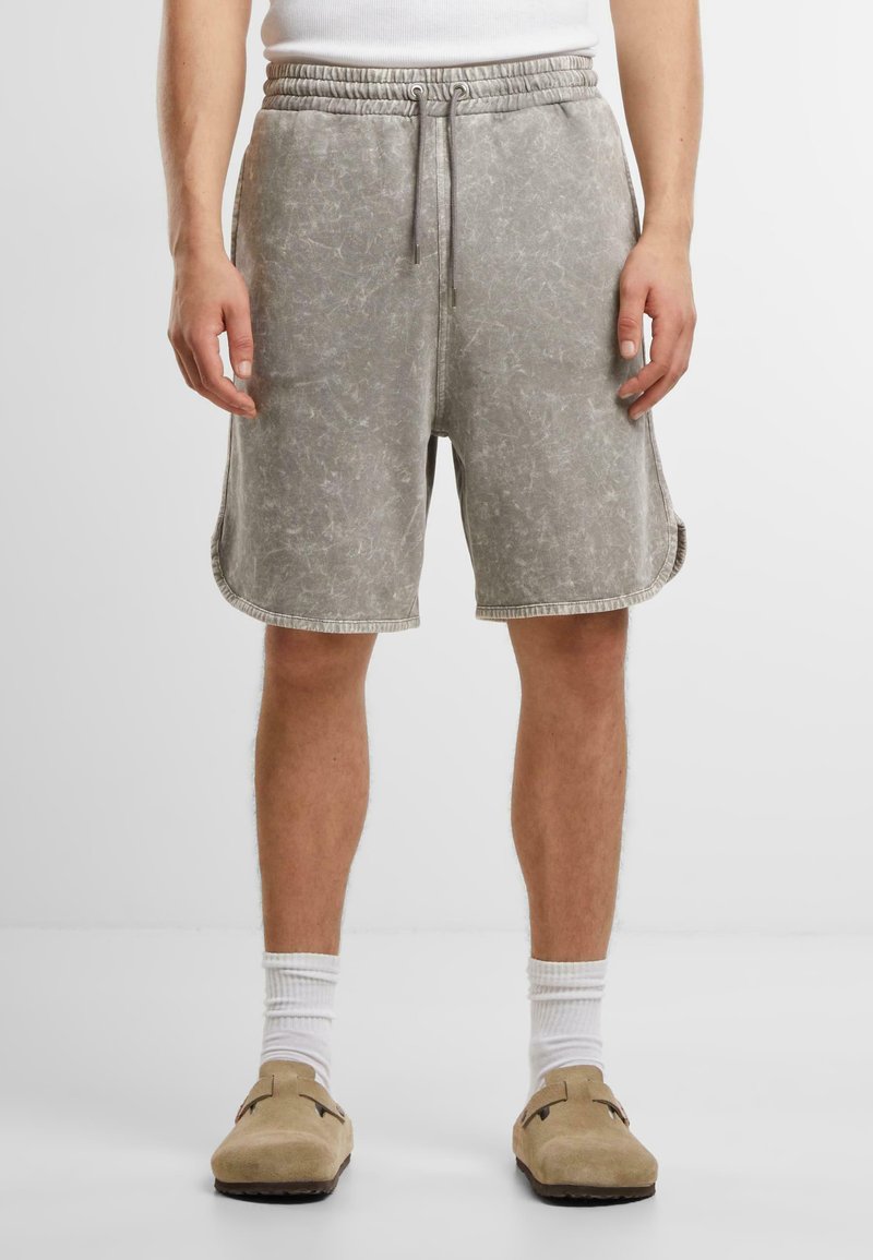 Urban Classics WASHED PIPED - Pantaloni sportivi - steelgrey