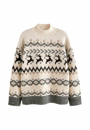 FAMILY MATCHBACK CHRISTMAS PETITE - Pullover - fairisle monochrome
