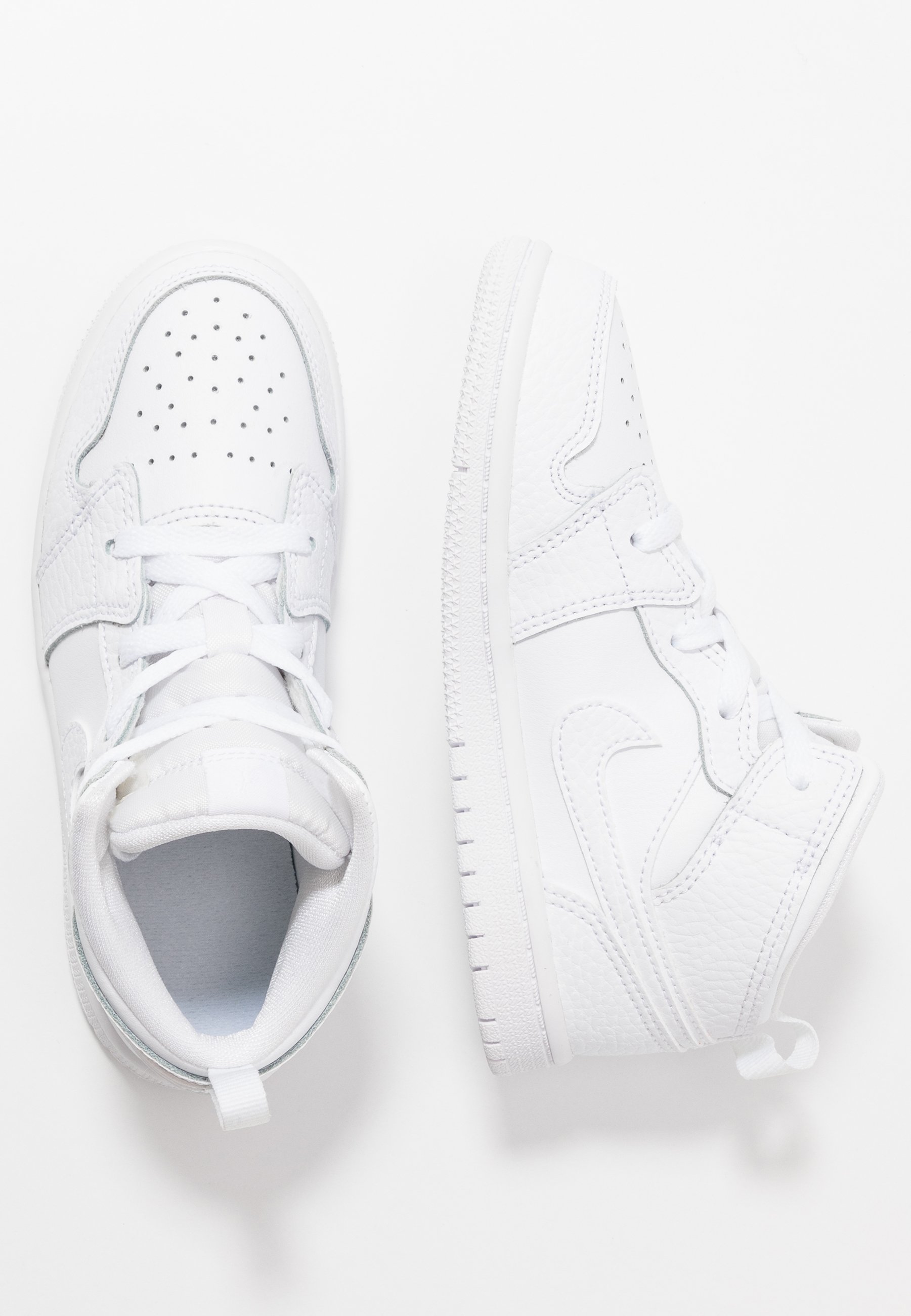 Jordan 1 MID BT UNISEX - Basketbalschoenen - white/wit - Zalando.nl