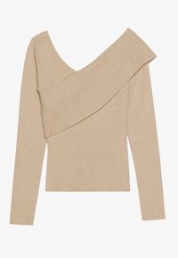 Jumper - mottled beige