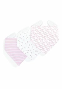 JoJo Maman Bébé 3-PACK DRIBBLE  - Selyemkendő - pink