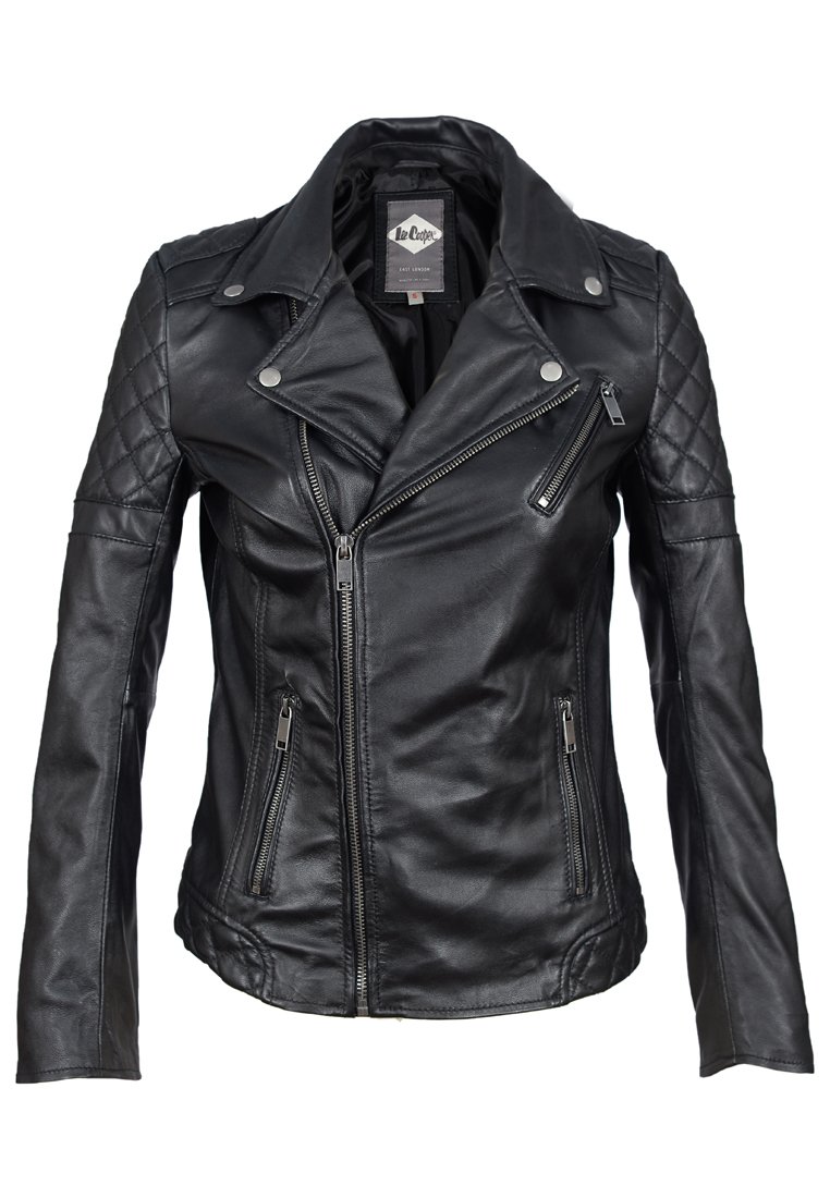 Lee Cooper Leren jas zwart Lee Cooper Leren jas zwart