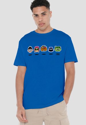 Warner Brothers, TEEN TITANS GO/FLOATING HEADS - Print T-shirt - royal blue