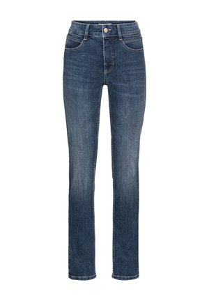 MAC ANGELA - Slim fit jeans - mid blue used