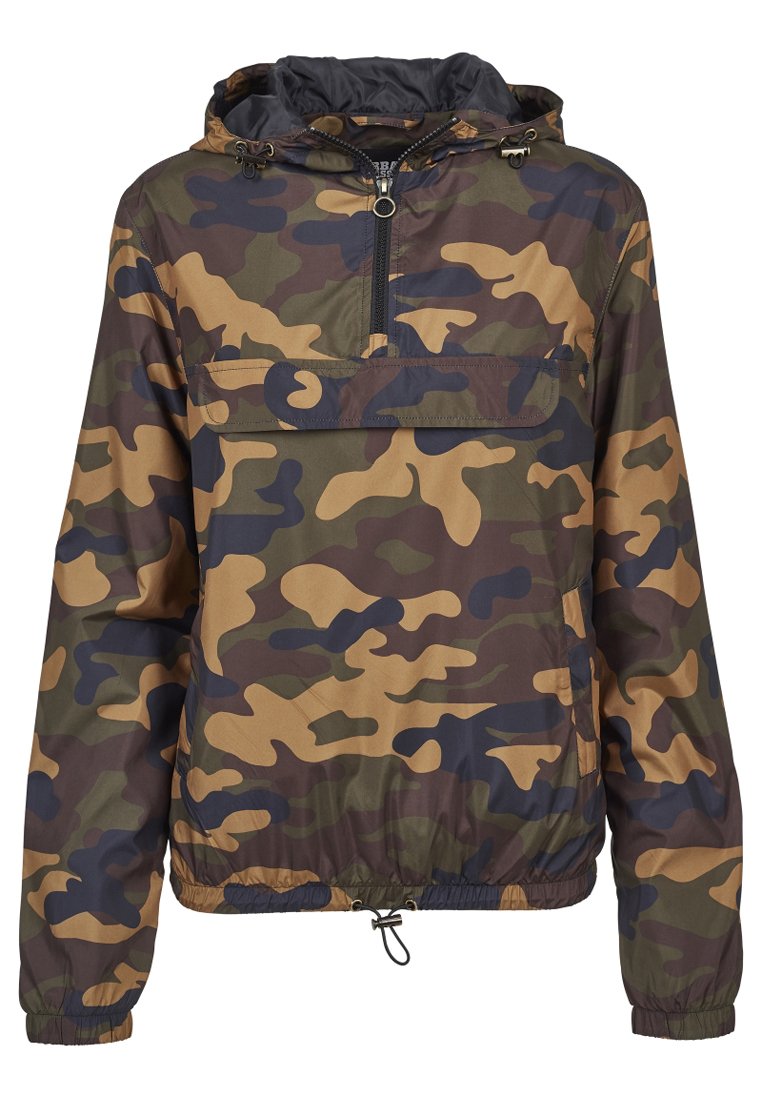 Urban Classics Windjack donkergroen