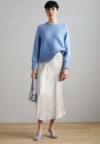 Esprit SKIRT - Falda acampanada - light beige