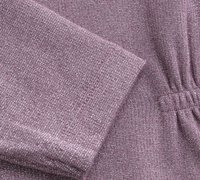 Minymo LONG SLEEVES GLITTER RIB - Cocktailklänning - rose brown