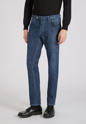 COUTURE STRETCH - INCOTEX - Slim fit jeans - dark blue