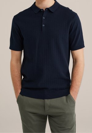 Piké - mottled dark blue