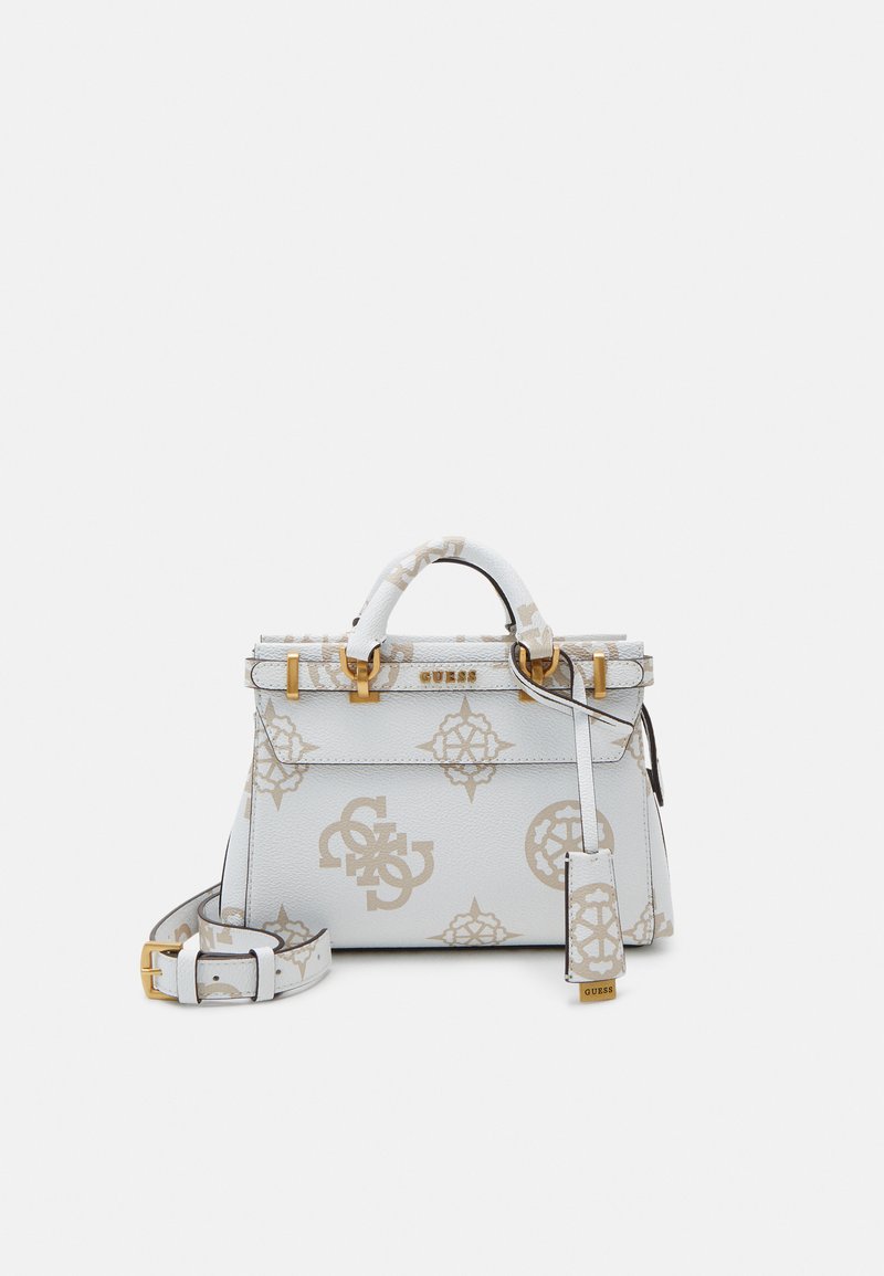 Guess SESTRI LOGO MINI SATCHEL - Rokassoma - white