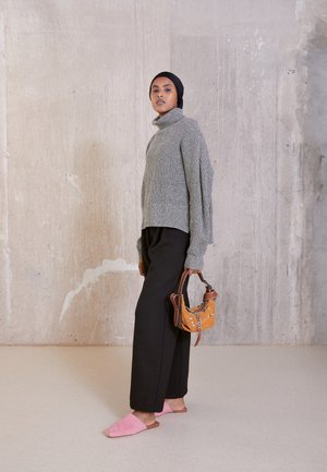 CAMILLE - Trousers - black