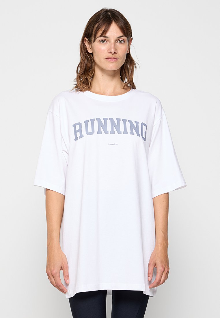 Carpatree T-shirt print wit Carpatree T-shirt print wit