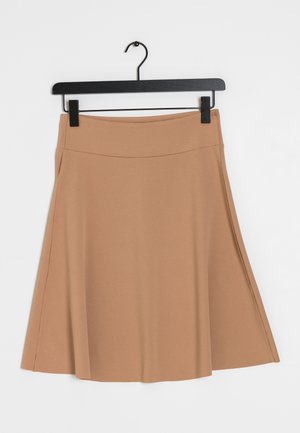 Pleated skirt - beige