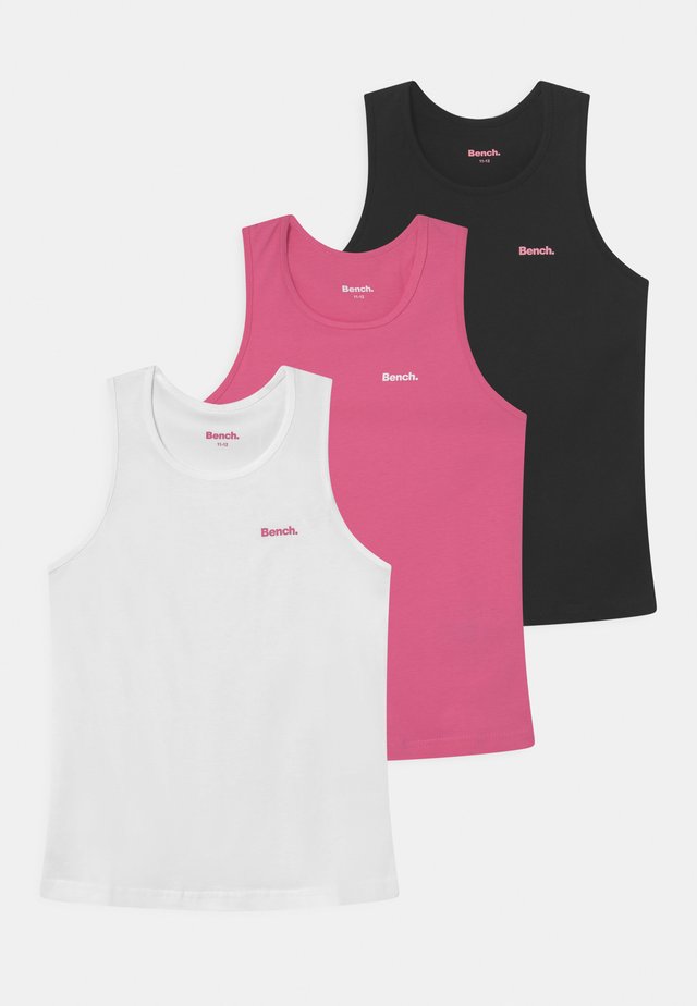 INDYA 3 PACK - Topper - white/pink/black