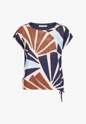 Betty & Co, BETTY & CO MIT PRINT PATCHWORK-SHIRT - Blouse - nature brown