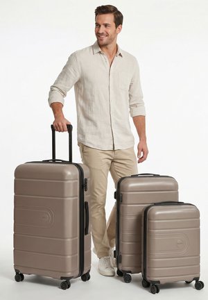 Redolz, WHEEL SUITCASE SET UNISEX - Juego de maletas - taupe
