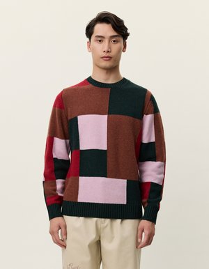 EVERETT COLORBLOCK - Pullover - green