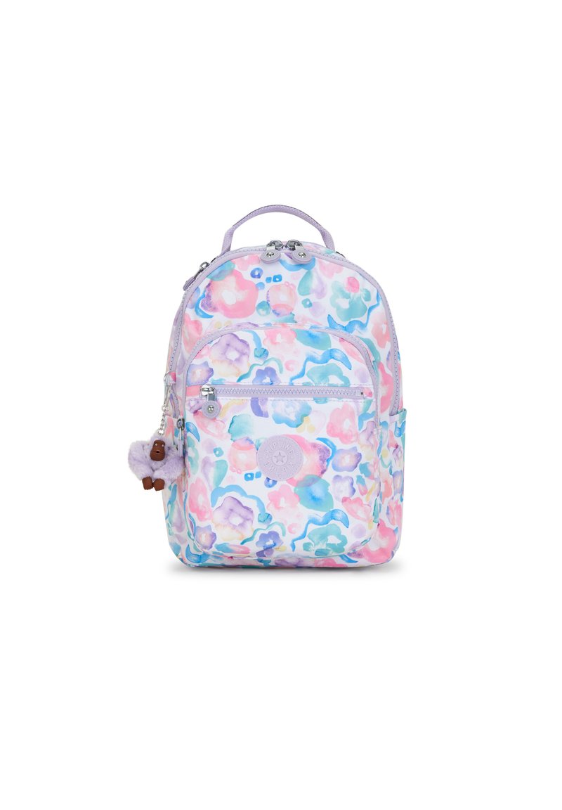 Kipling SEOUL S BTS PRT AC - Skolväska - aqua flowers