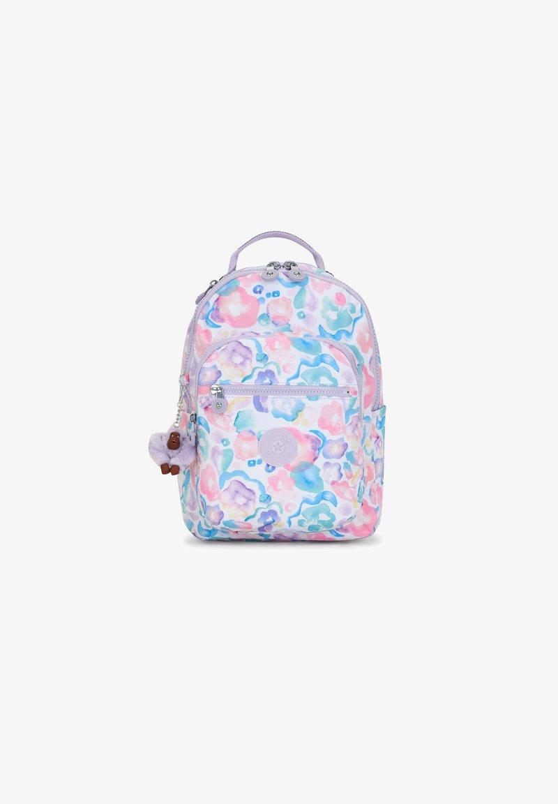 Kipling SEOUL S BTS PRT AC - Skolväska - aqua flowers