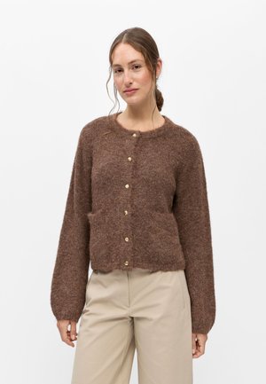 Object, OBJSAGGIA RE L/S KNIT CARDIGAN NOOS - Жилетка - carafe detail:melange