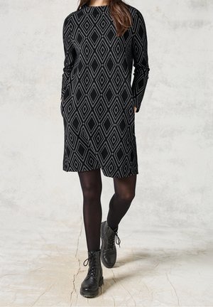 Pletené šaty - black
