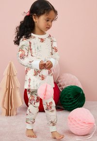 Next CHRISTMAS - REGULAR FIT SET - Nachtwäsche Set - cream scene