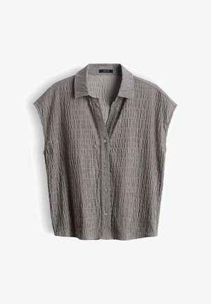 OPUS, LOOSE SEERSUCKER STRIPES - Camicia - affogato