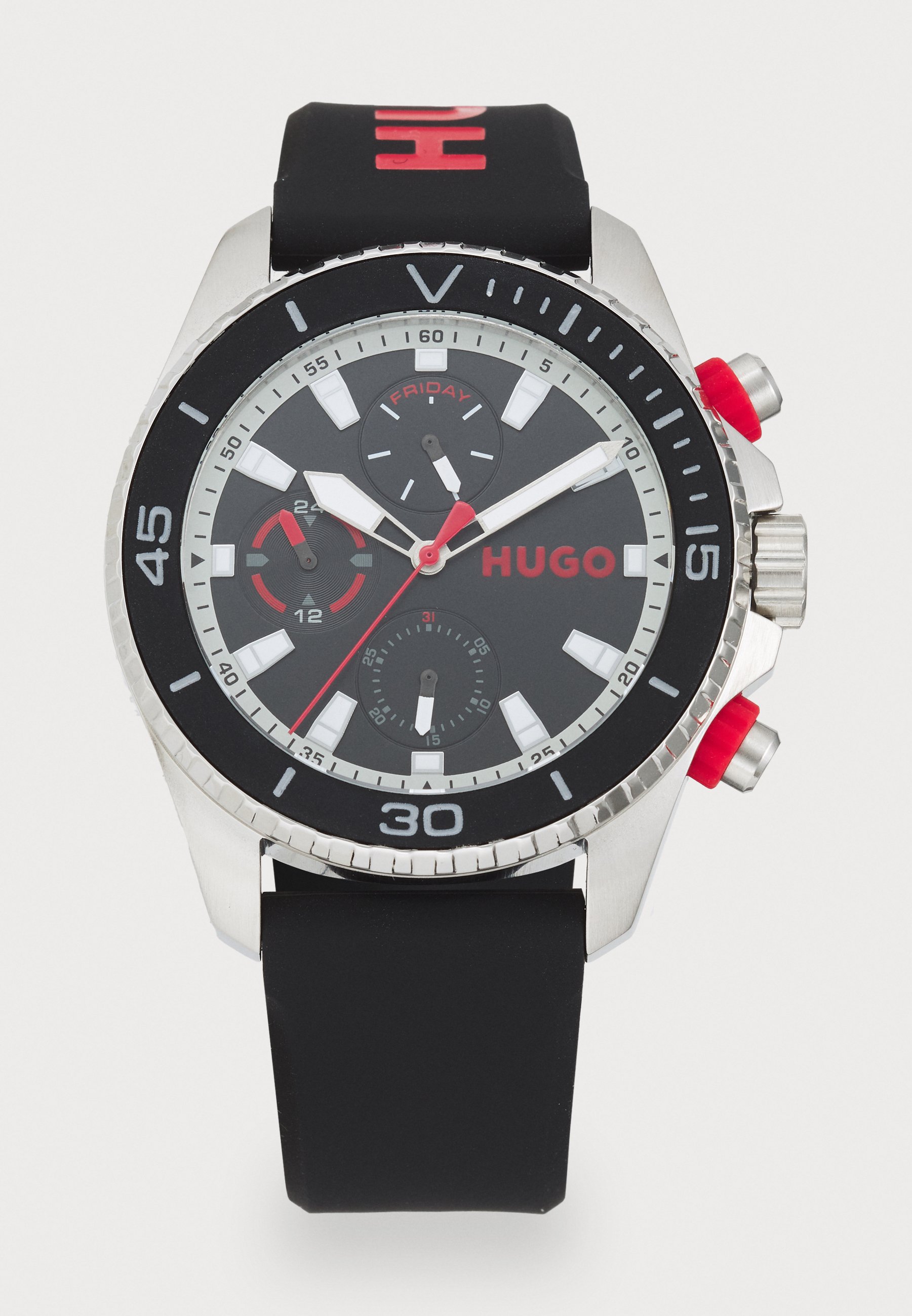 HUGO DIVE Montre à aiguilles silver-coloured/black/argenté