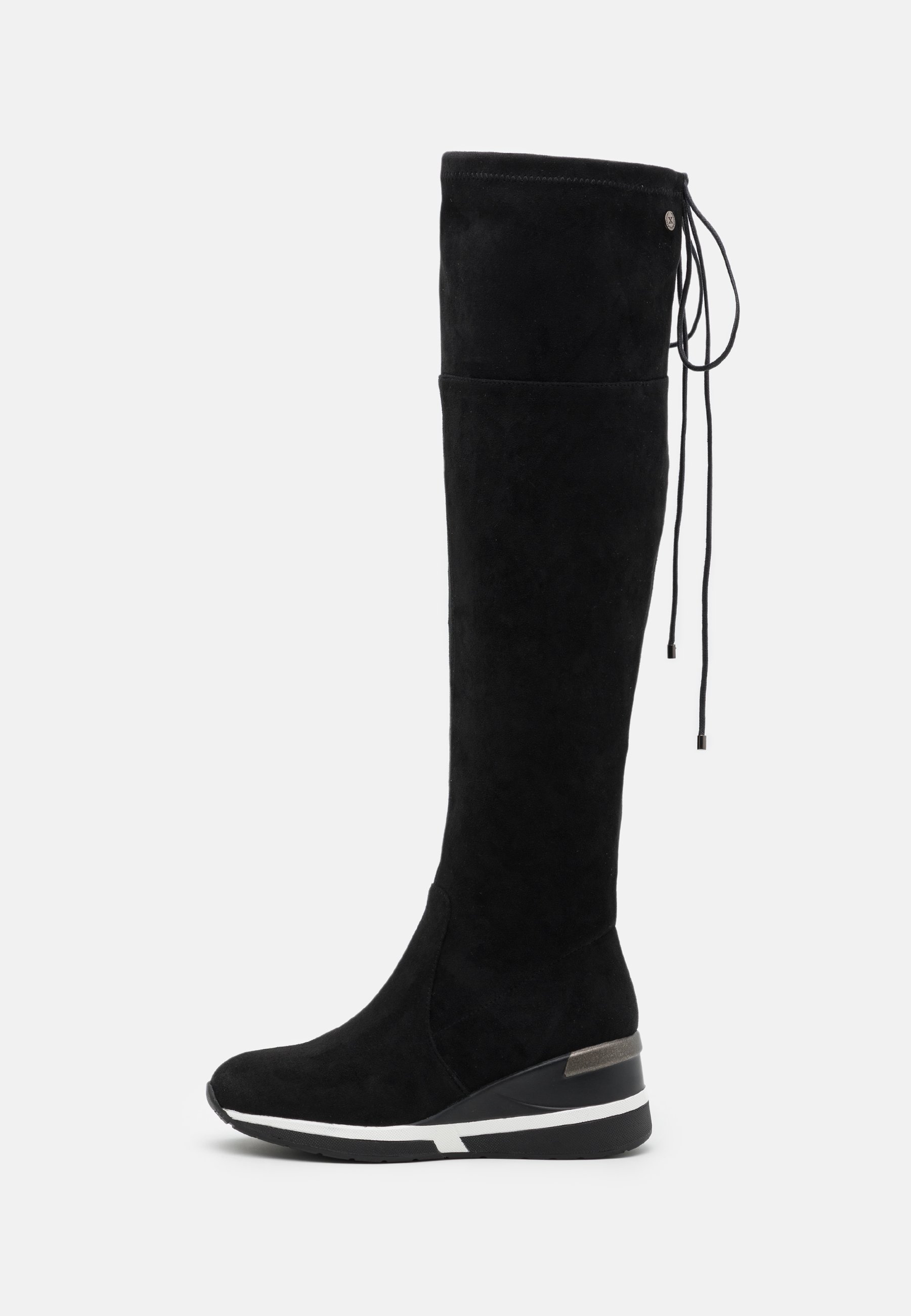 XTI Botas mosqueteras - black/negro - Zalando.es