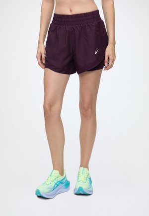 ASICS, NAGINO RUN - Спортни шорти - dark aubergine