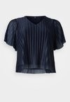 VMCMALONE 2/4 BELL SLEEVE - Blouse - navy