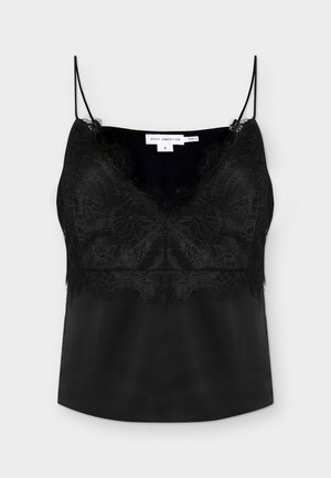 Good American, LACE CAMISOLE - Débardeur - black