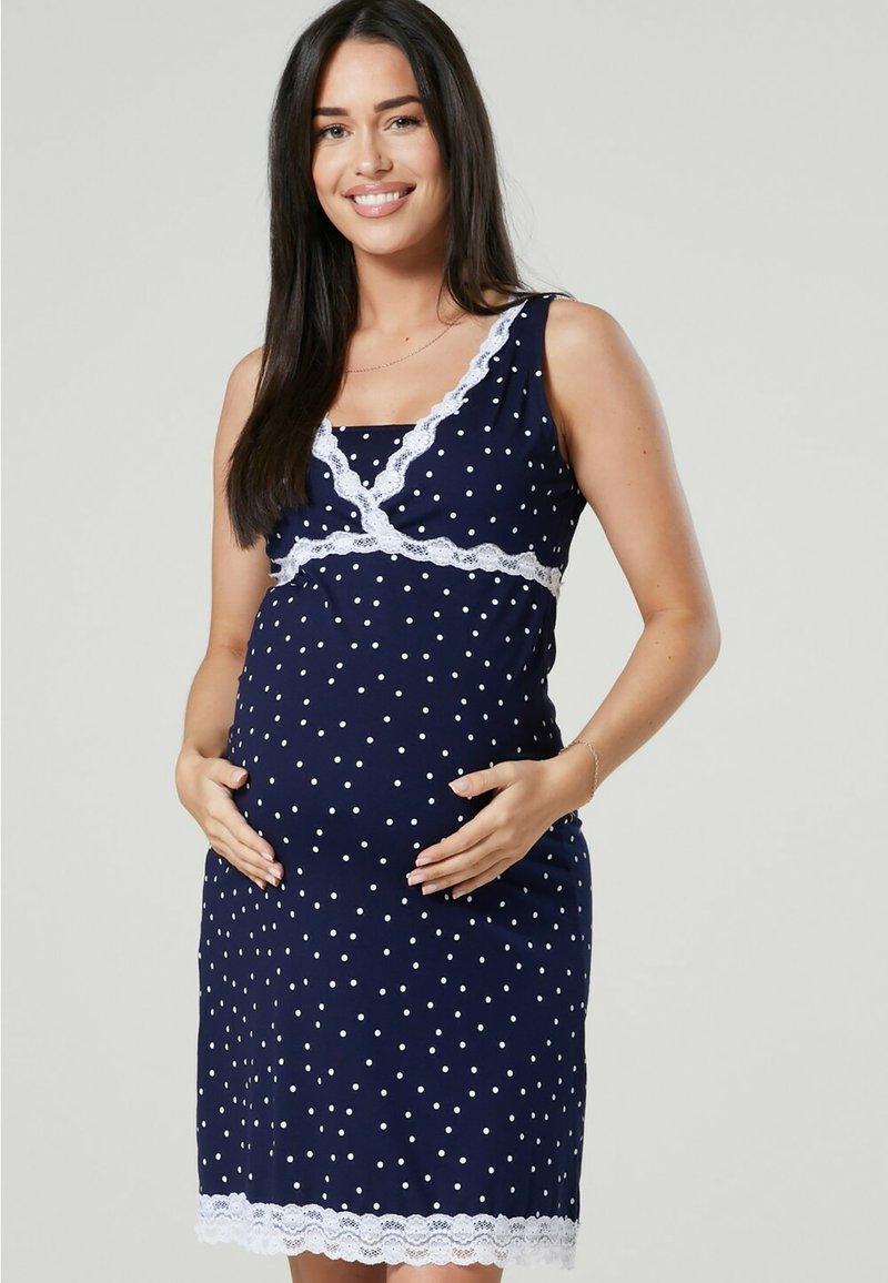 Nuisette D’allaitement Happy Mama – Boutonnage Devant, Contact Peau à Peau, Coton Doux