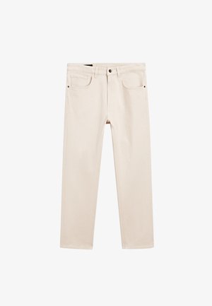 Massimo Dutti Straight leg jeans - beige