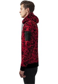 Urban Classics BOMBER  - Kapucni - red camo